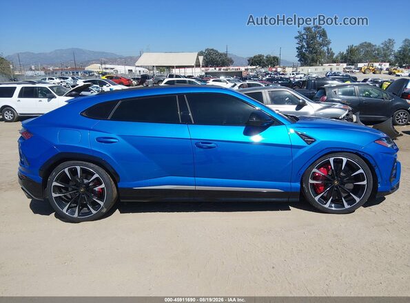 ZPBUA1ZL1LLA06998 2020 LAMBORGHINI URUS Синий Вид задней части салона