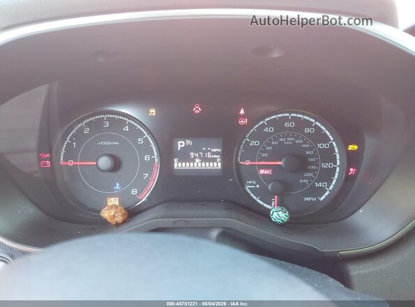 jf2gtacc2k8325269 2019 SUBARU CROSSTREK Оранжевый Вид задних сидений