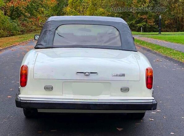 000000000DRX20474 1976 ROLLS-ROYCE CORNICHE White Սալոնի հետևի տեսք