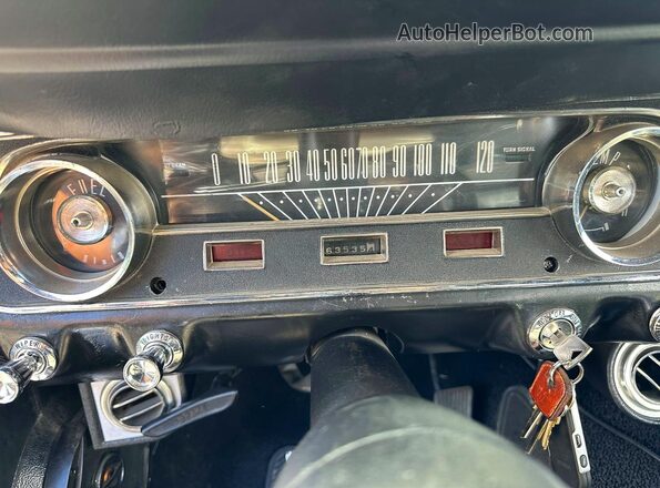5F07C703560 1965 FORD MUSTANG Black Vista del salpicadero