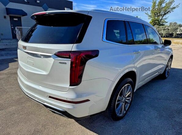 1GYKPCRSXMZ230618 2021 CADILLAC XT6 White Передня права чверть
