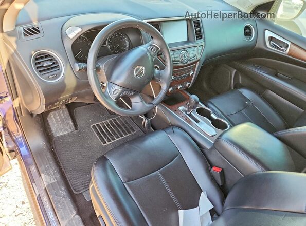 5N1DR2MN8HC692992 2017 NISSAN PATHFINDER Blue Widok zestawu wskaźników