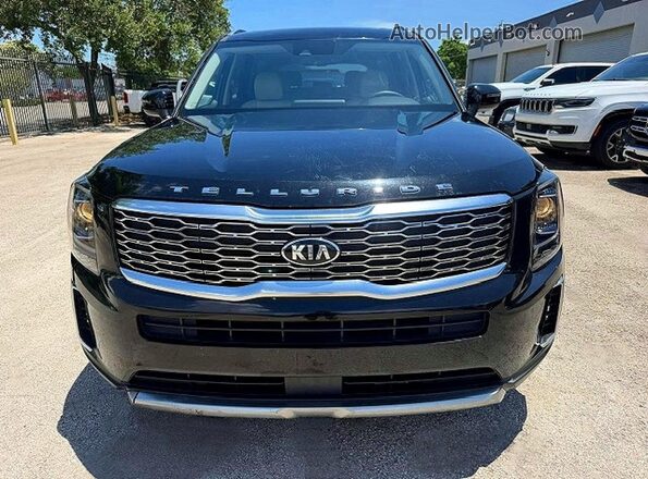5XYP3DHC3LG005381 2020 KIA TELLURIDE Black უკანა ხედი
