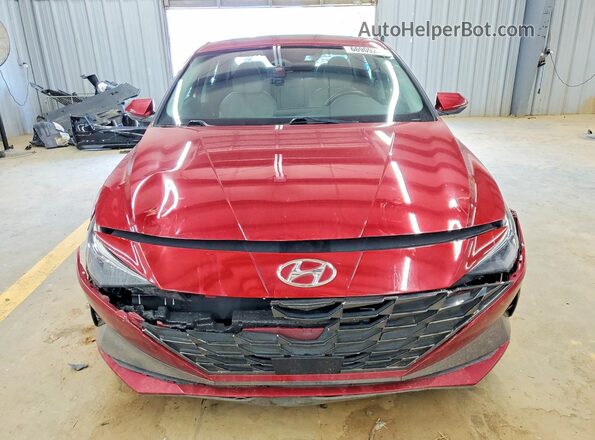 KMHLP4AG5PU560008 2023 HYUNDAI ELANTRA Red Widok z tyłu
