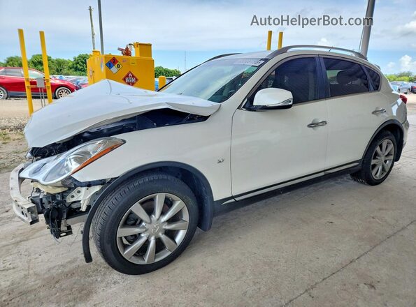 JN1BJ0RP3HM380609 2017 INFINITI QX50 White უკანა მარცხენა