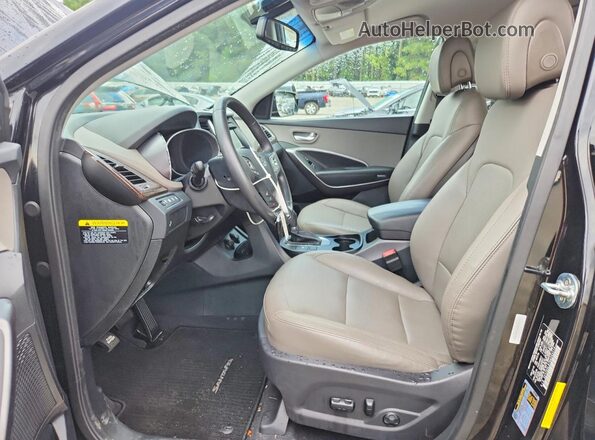 5XYZU3LB7HG393219 2017 HYUNDAI SANTA Black Вид панелі приладів
