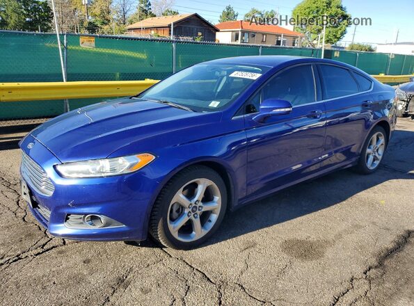 3FA6P0T96GR290633 2016 FORD FUSION Синий Задняя левая четверть
