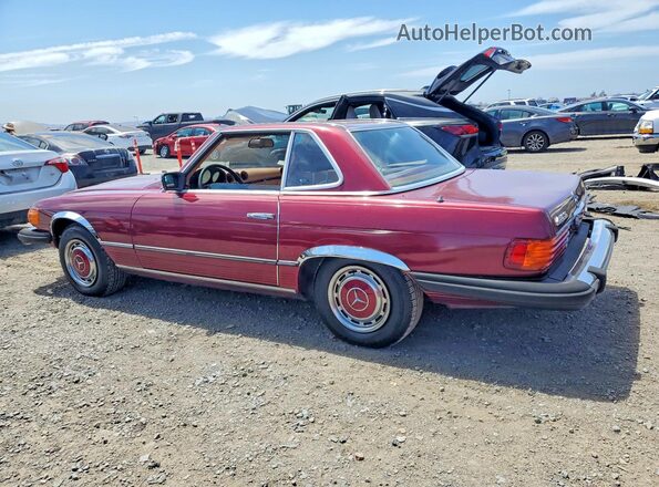 10704412039775 1977 MERCEDES-BENZ 450SL Бордовый Задняя левая четверть