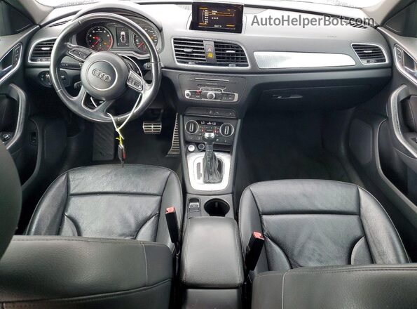 WA1BFCFS1GR007427 2016 AUDI Q3 Gray Instrument cluster view