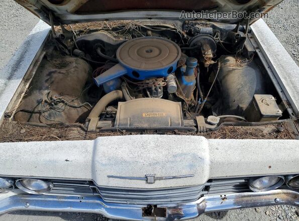 107Z44H508532 1967 MERCURY MONTEREY White უკანა სალონის ხედი