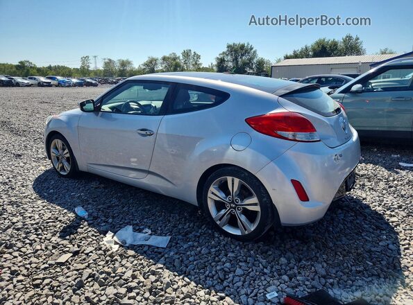 KMHTC6ADXHU316658 2017 HYUNDAI VELOSTER Серебряный Задняя правая четверть