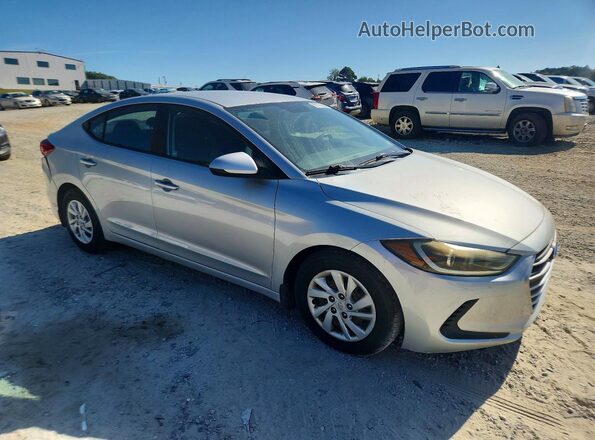 5NPD74LF3JH307722 2018 HYUNDAI ELANTRA Silver წინა ხედი