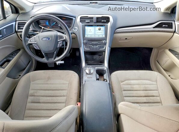 3FA6P0HD3JR150737 2018 FORD FUSION White ხელსაწყოთა პანელის ხედი