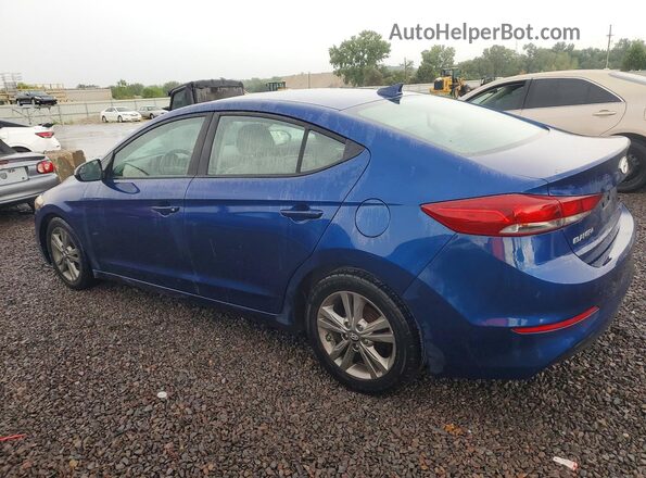 5NPD84LF3HH063559 2017 HYUNDAI ELANTRA Blue Trasero derecho
