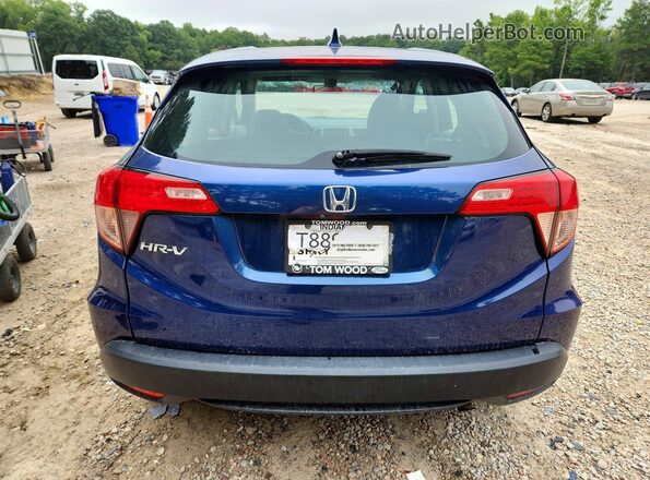 3CZRU5H39HG701774 2017 HONDA HR-V Blue Вид салону спереду