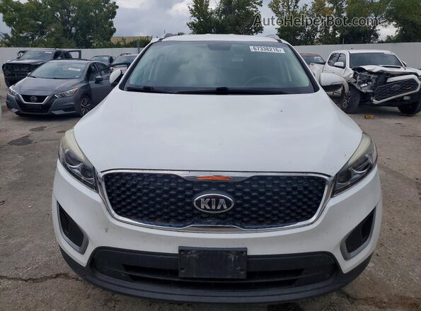 5XYPGDA57HG209043 2017 KIA SORENTO Белый Вид сзади