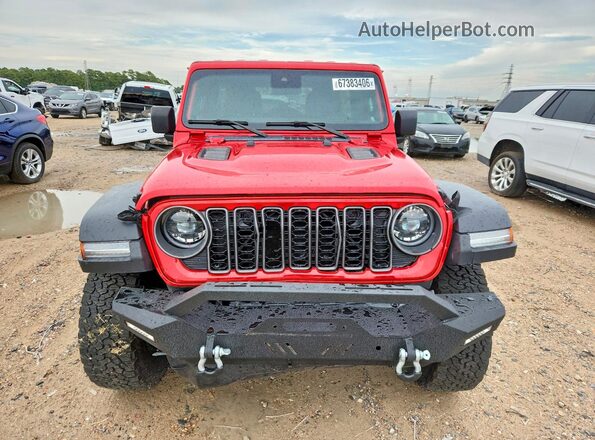 1C4PJXFNXSW521461 2025 JEEP WRANGLER Red Rear view