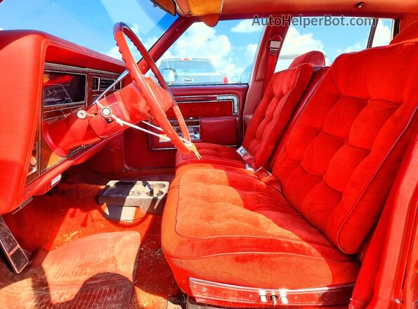 3X69K7M439786 1977 OLDSMOBILE 98 Красный Вид панели приборов