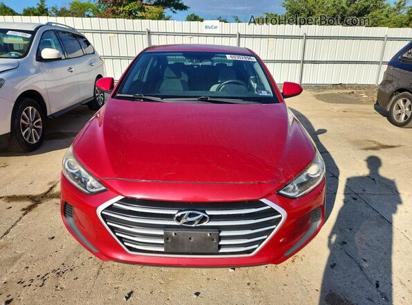KMHD84LF1HU064453 2017 HYUNDAI ELANTRA Red Vista trasera