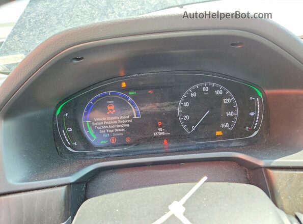 1HGCV3F52KA021126 2019 HONDA ACCORD Black უკანა სავარძლების ხედი