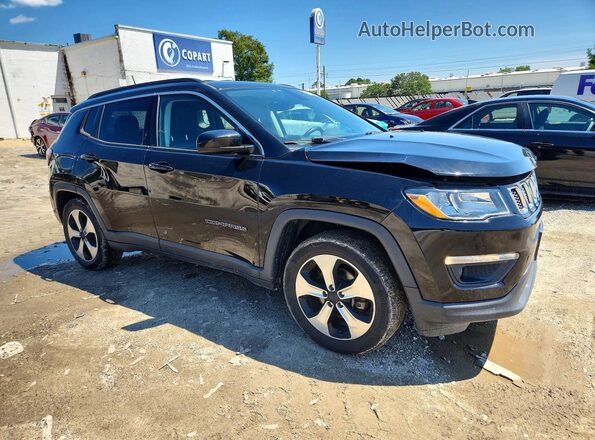 3C4NJCBB4JT124943 2018 JEEP COMPASS Black წინა ხედი