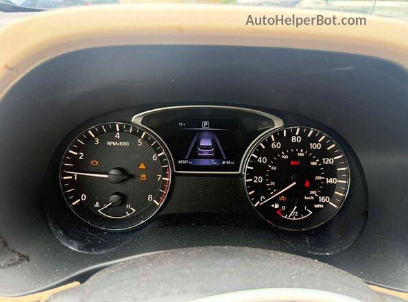 5N1DR2MN0JC620741 2018 NISSAN PATHFINDER Blue Առջևի վահանակի տեսք