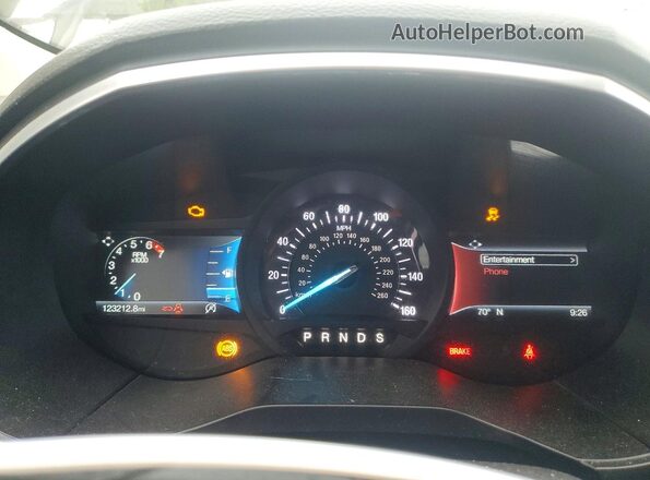 2FMPK4K94KBB53327 2019 FORD EDGE Silver Vista de los asientos traseros