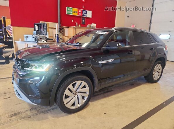 1V21E2CA6LC210853 2020 VOLKSWAGEN ATLAS Black უკანა მარცხენა