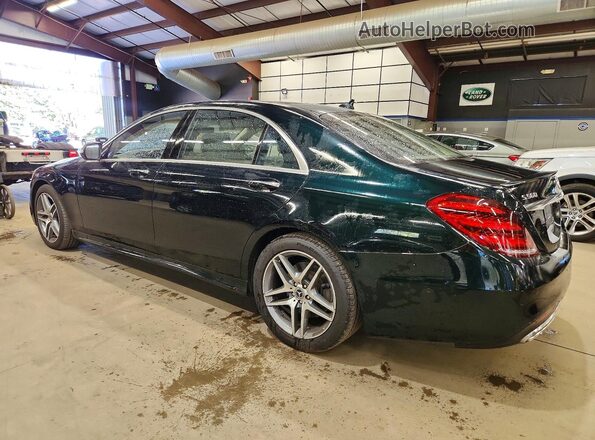 WDDUG8DB0JA381938 2018 MERCEDES-BENZ S Зеленый Задняя правая четверть