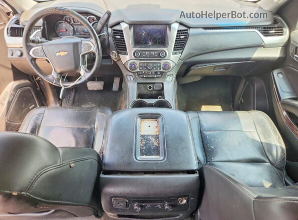 1GNSCBKC1JR135110 2018 CHEVROLET TAHOE Gray Vista del cuadro de instrumentos