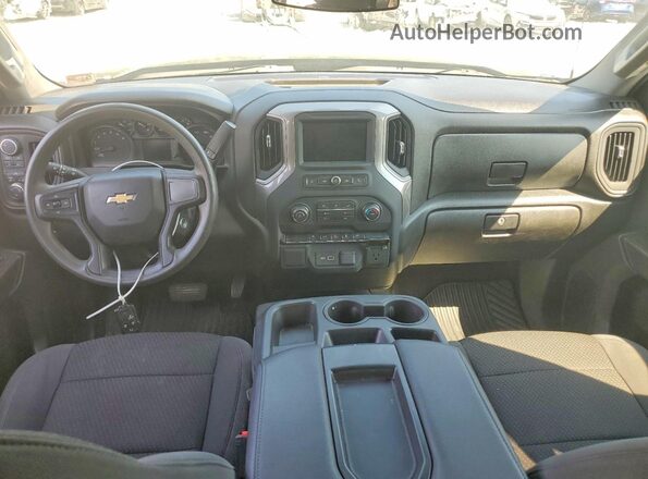 1GCRYBEK0MZ224134 2021 CHEVROLET SILVERADO Black Vista del cuadro de instrumentos