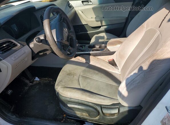5NPE24AF6HH532071 2017 HYUNDAI SONATA White Widok deski rozdzielczej