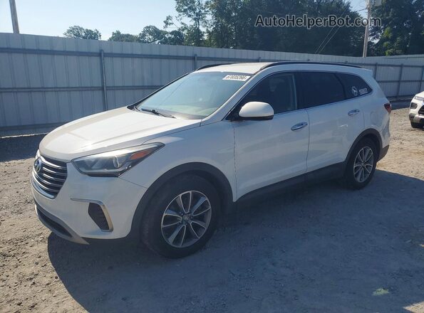 KM8SMDHF3HU208175 2017 HYUNDAI SANTA White Tył lewy