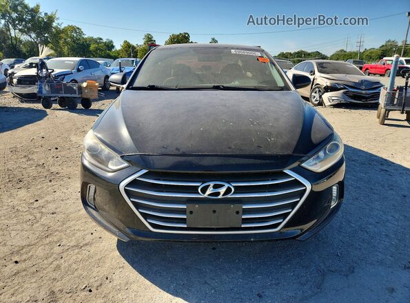5NPD84LF0HH038716 2017 HYUNDAI ELANTRA Black Rear view