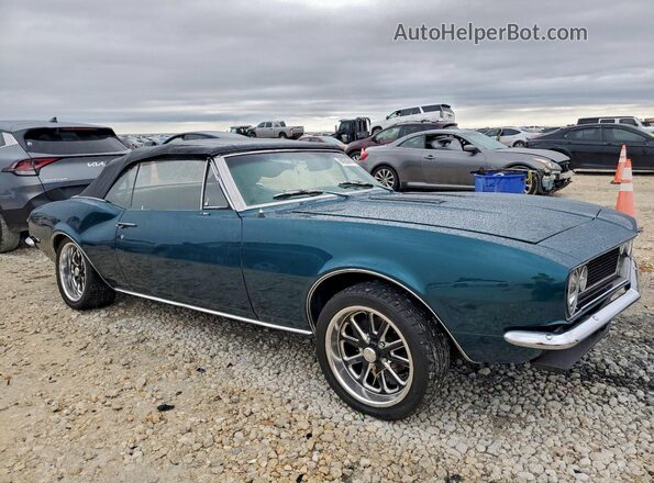 123677N252838 1967 CHEVROLET CAMARO Зеленый Передняя правая четверть