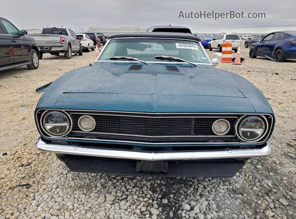 123677N252838 1967 CHEVROLET CAMARO Зеленый Вид спереди
