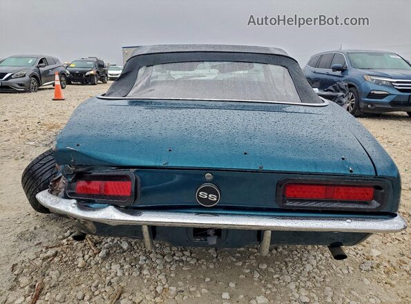 123677N252838 1967 CHEVROLET CAMARO Зеленый Вид сзади