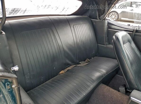 123677N252838 1967 CHEVROLET CAMARO Зеленый Вид задних сидений