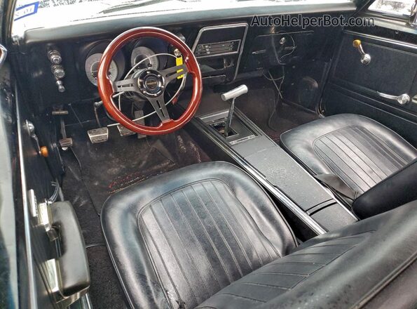 123677N252838 1967 CHEVROLET CAMARO Зеленый Вид панели приборов