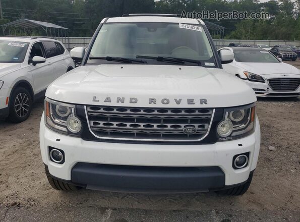 SALAC2V69GA820126 2016 LAND ROVER LR4 White Vista trasera