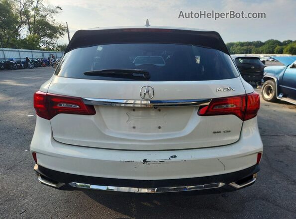 5J8YD4H31HL002834 2017 ACURA MDX White Սալոնի դիմացի տեսք