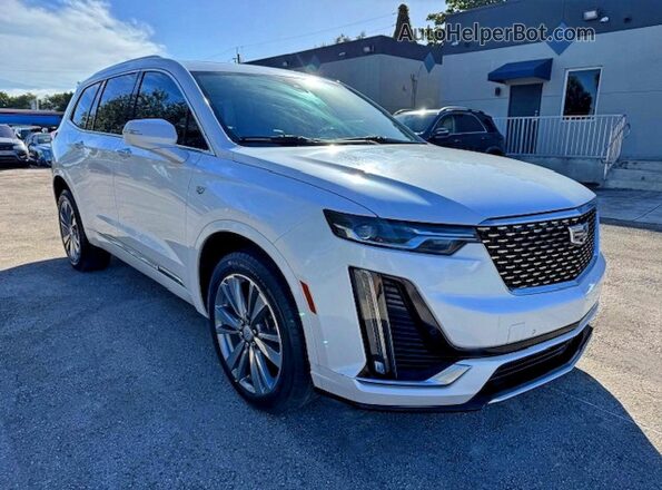 1GYKPCRSXMZ230618 2021 CADILLAC XT6 White Вид спереду