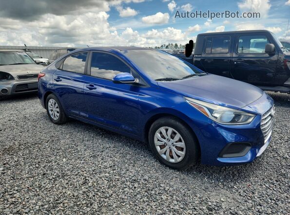3KPC24A39KE046394 2019 HYUNDAI ACCENT Blue Widok z przodu