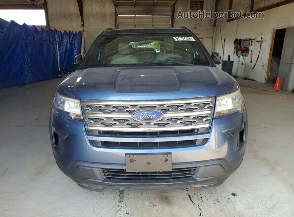 1FM5K7B80JGB78684 2018 FORD EXPLORER Угольный Вид сзади