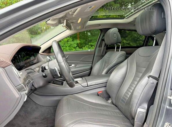 WDDUG8GB0JA346506 2018 MERCEDES-BENZ S Черный Вид панели приборов
