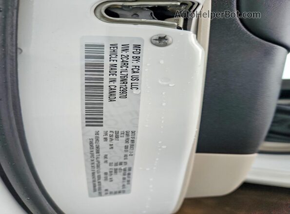 2C4RC1L76NR129970 2022 CHRYSLER PACIFICA White Vista interior de 360 grados