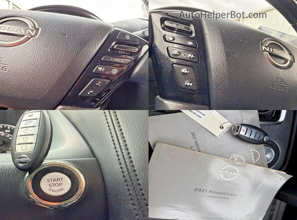 JN8AY2AC8M9146394 2021 NISSAN ARMADA Silver Vista del compartimento del motor