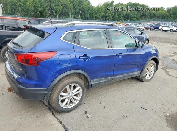 JN1BJ1CR7JW293886 2018 NISSAN ROGUE Blue Передня права чверть