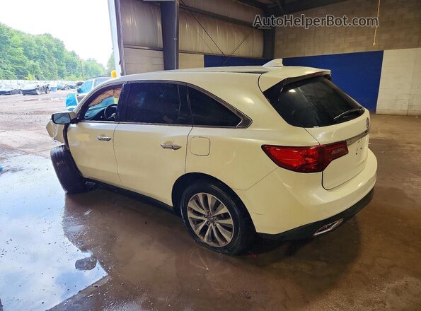 5FRYD4H4XGB009045 2016 ACURA MDX White უკანა მარჯვენა