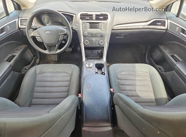 3FA6P0H76JR226378 2018 FORD FUSION White Widok zestawu wskaźników